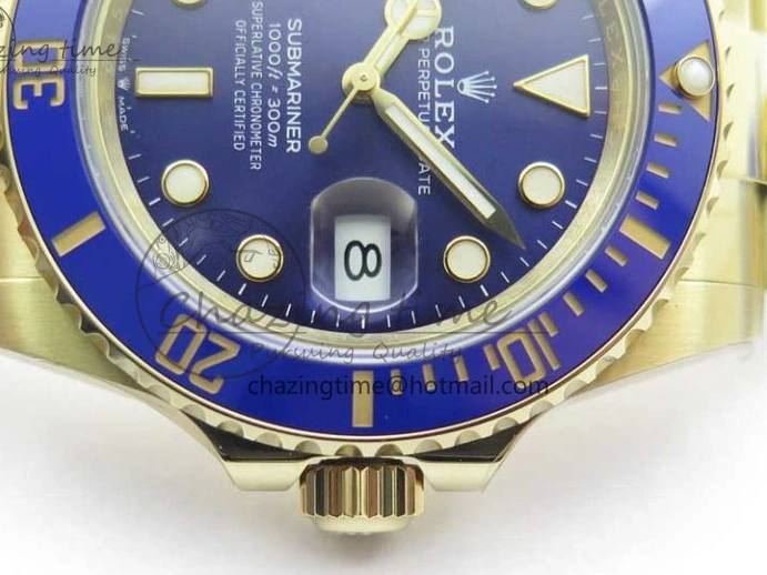 MiroTime 0506 Submariner 41mm 126618 LB YG BP Maker Best Edition Blue Dial on YG Bracelet DailyWear 2572